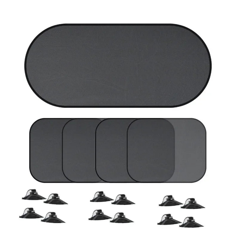 Universal Car Windshield & Window Sunshade — Foldable Mesh Visor Protector | 4 Options