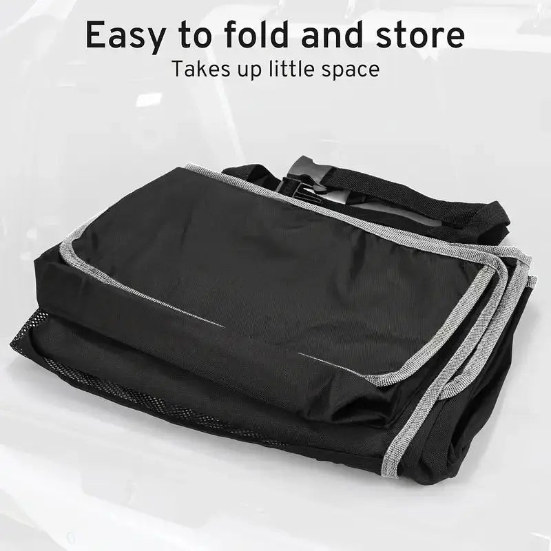 Multi-Functional Car Trunk & Back Seat Storage Bag — 3-Strap Organizer for SUV, MPV & More