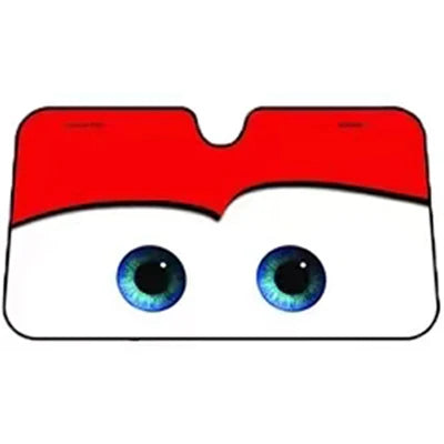 Car Windshield Sunshade with Eye Design — Aluminium Foil UV Sun Visor | 4 Colors