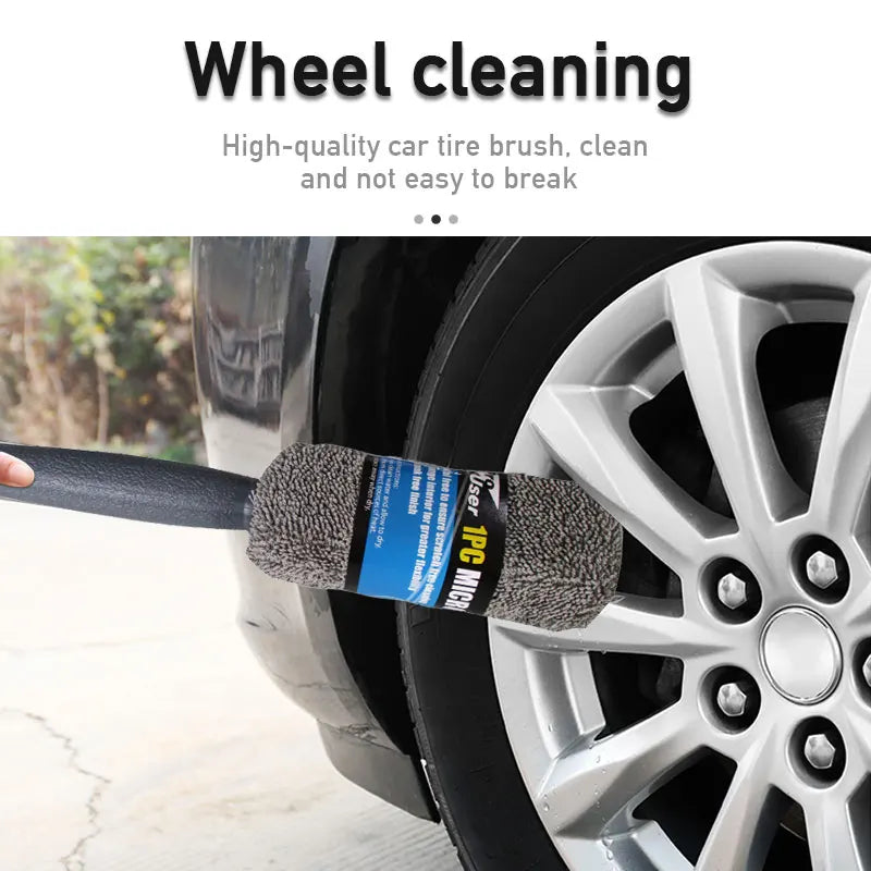 SEAMETAL 9-in-1 Car Wash Cleaning Kit — Microfiber Towels, Wash Glove, Sponge & Applicator Pads