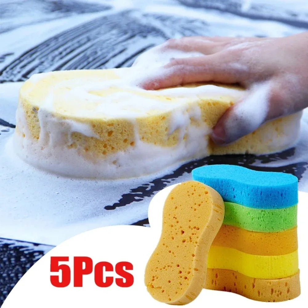 Large Honeycomb Car Wash Sponge — High-Density Foam for Scratch-Free Auto Detailing