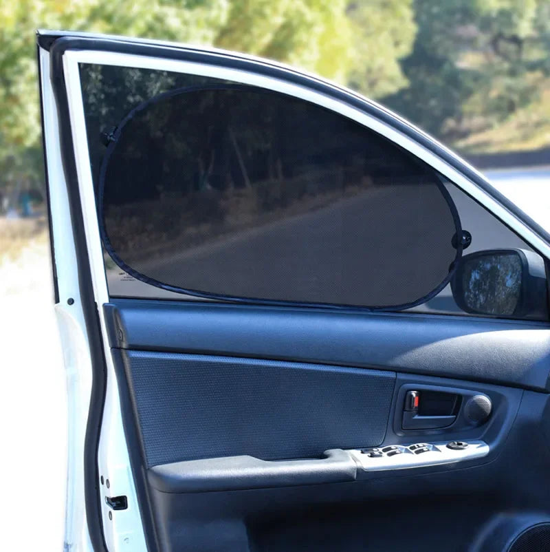 Universal Car Windshield & Window Sunshade — Foldable Mesh Visor Protector | 4 Options