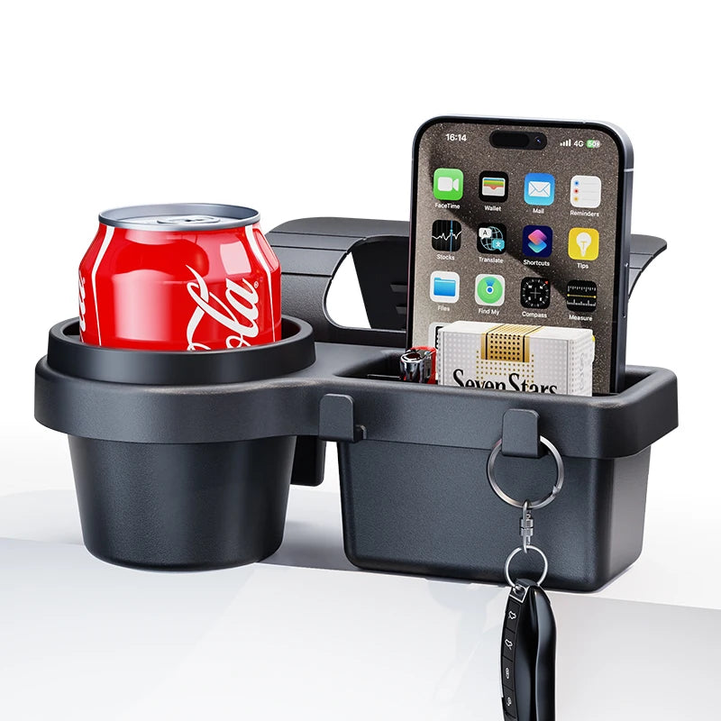 Car Side Door Window Hanging Storage Barrel — Cup Holder, Phone Slot & Pocket Organizer | 3 Types