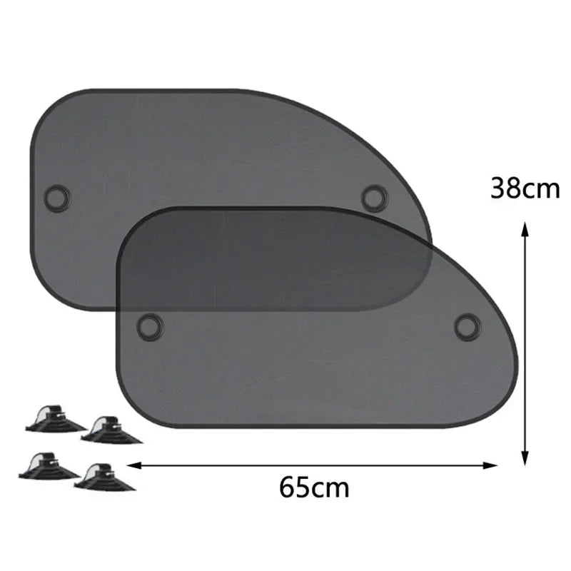 Universal Car Windshield & Window Sunshade — Foldable Mesh Visor Protector | 4 Options
