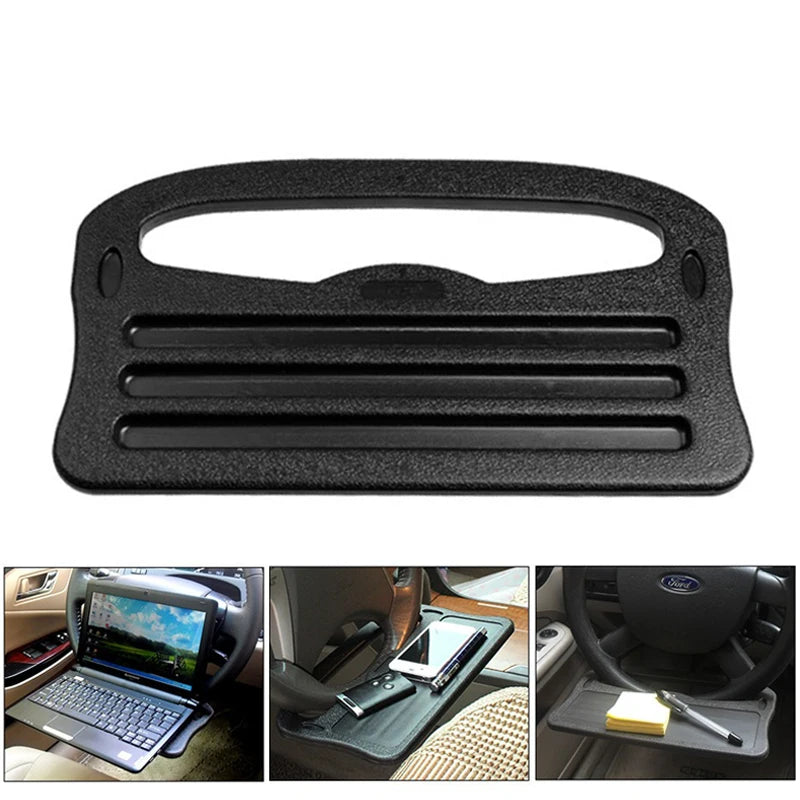Multifunctional Car Steering Wheel Portable Tray Seat Organizer for Office Dining Reading Universal Car Bracket Tray Board