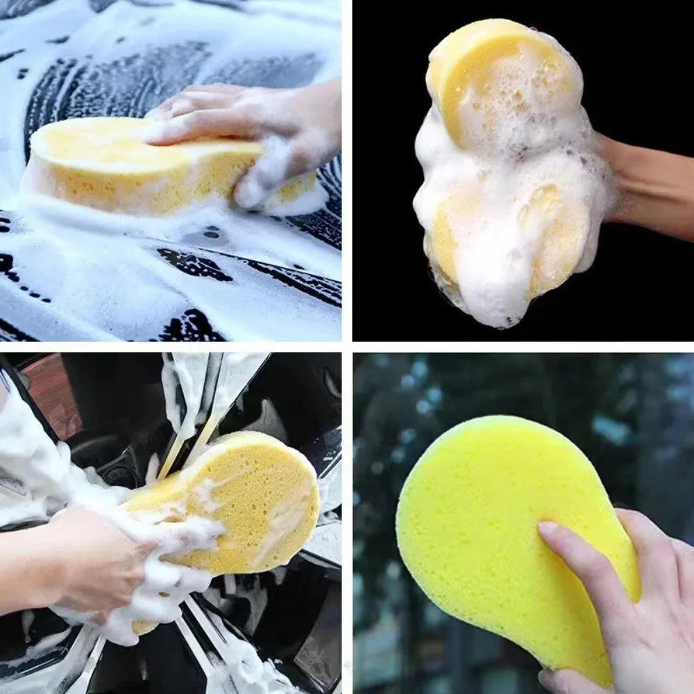 Large Honeycomb Car Wash Sponge — High-Density Foam for Scratch-Free Auto Detailing
