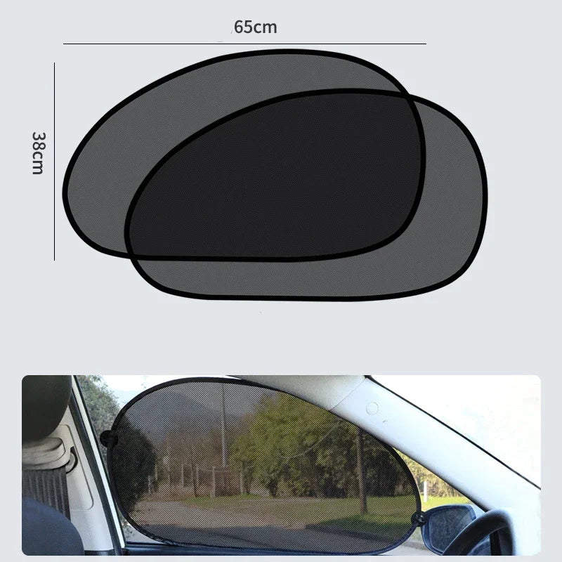Universal Car Windshield & Window Sunshade — Foldable Mesh Visor Protector | 4 Options
