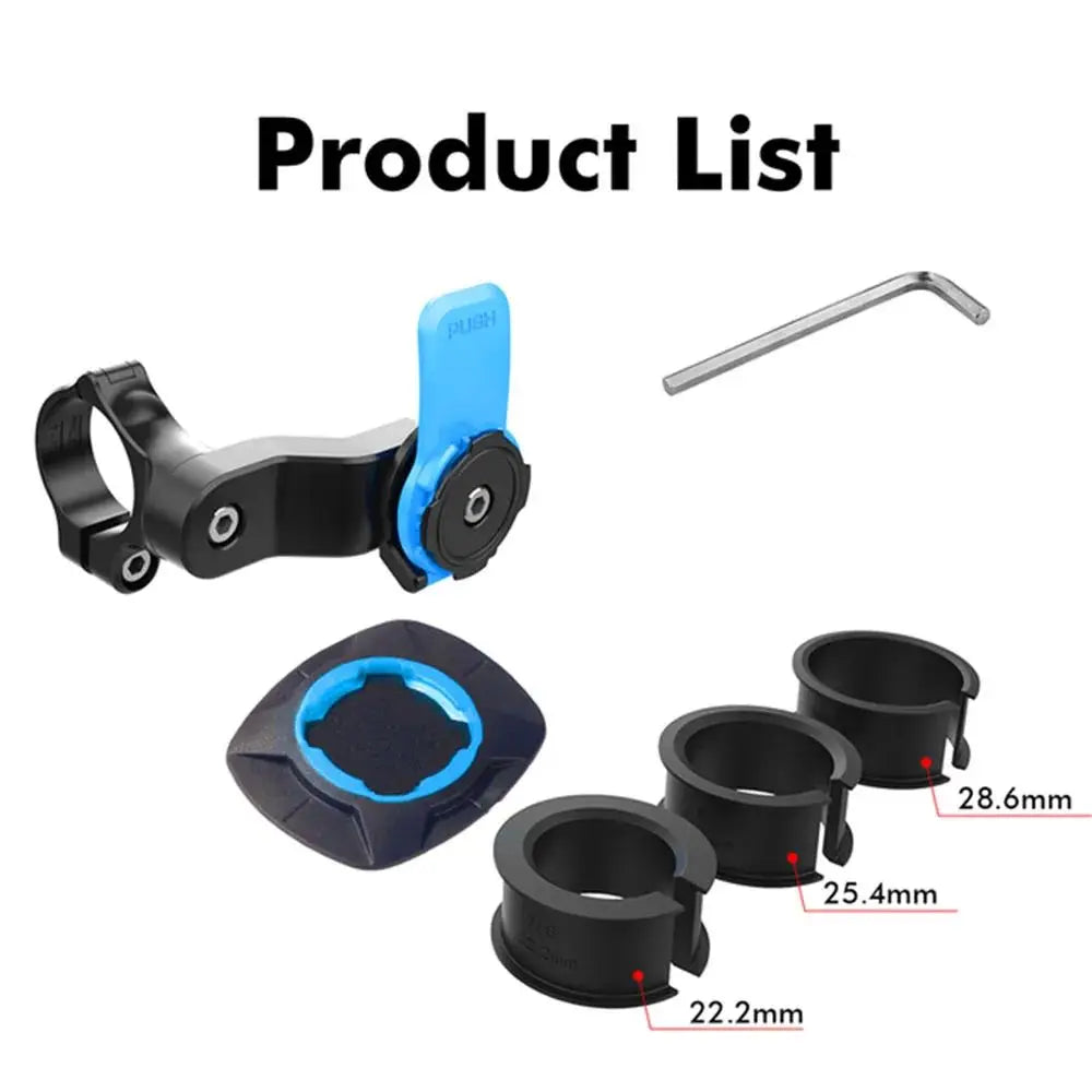 Universal Phone Holder 360° Rotatable — Car Dashboard, Windshield, Bike & Motorcycle Handlebar Mount
