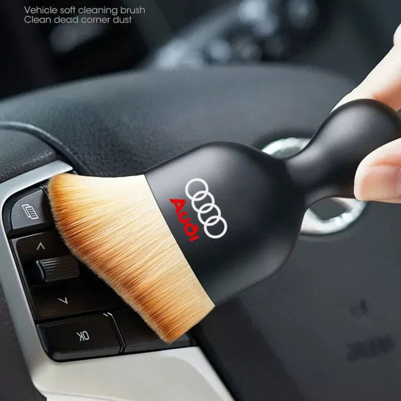Audi Interior Cleaning Brush — Soft Nylon Air Vent & Dashboard Detailing Tool