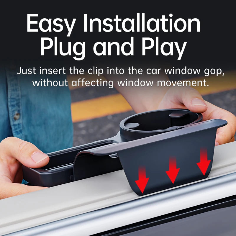 Car Side Door Window Hanging Storage Barrel — Cup Holder, Phone Slot & Pocket Organizer | 3 Types
