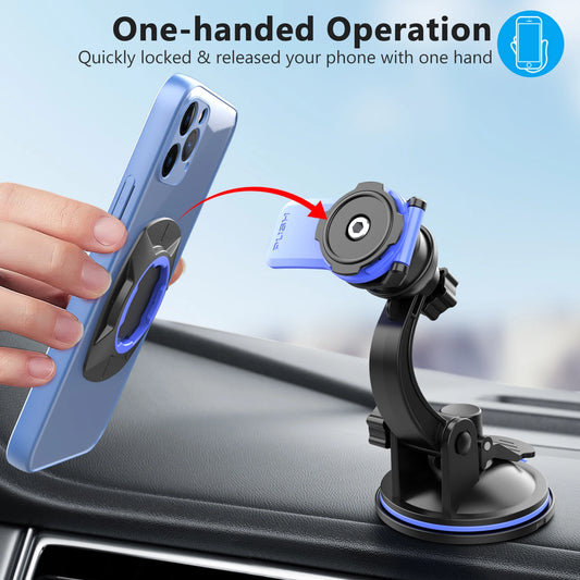 Phone Holders For Your Car Cell Phone Mount for Car Dashboard Windshield Mount Truck Stand Universal Phone Holder 360°rotatable