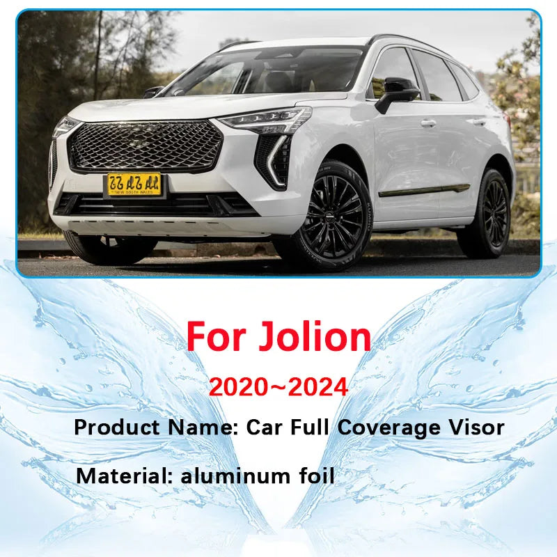 Full Coverage Sunshades for Haval Jolion (2020-2024) — Anti-UV Window & Windshield Protection