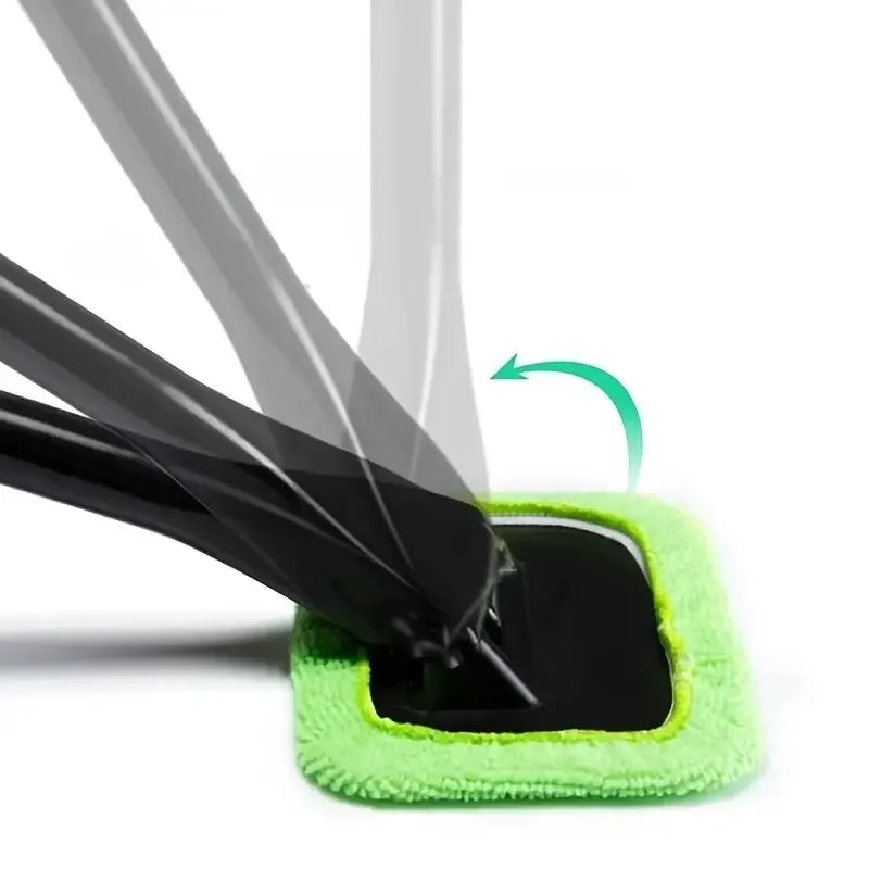 Long Handle Car Windshield Cleaning Brush — 180° Rotating Head Window Wiper Tool | 3 Colors