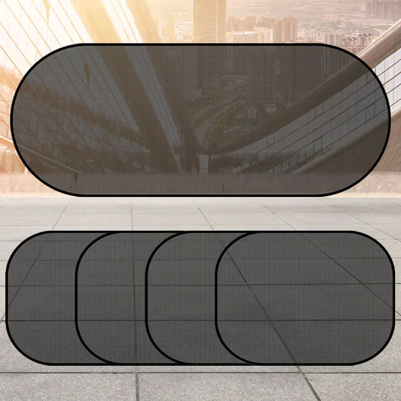Universal Car Windshield & Window Sunshade — Foldable Mesh Visor Protector | 4 Options