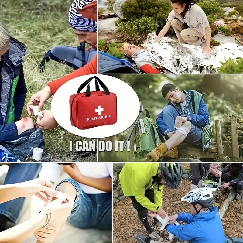 Advanced First Aid Kit — 22-Piece Emergency Survival Kit for Families & Outdoors