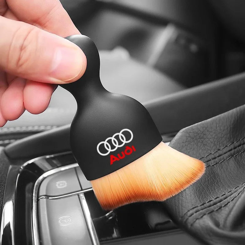 Audi Interior Cleaning Brush — Soft Nylon Air Vent & Dashboard Detailing Tool