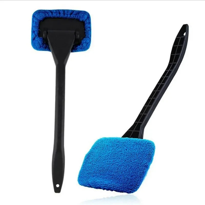 Long Handle Car Windshield Cleaning Brush — 180° Rotating Head Window Wiper Tool | 3 Colors