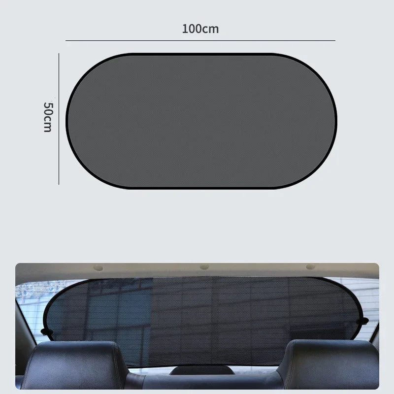 Universal Car Windshield & Window Sunshade — Foldable Mesh Visor Protector | 4 Options