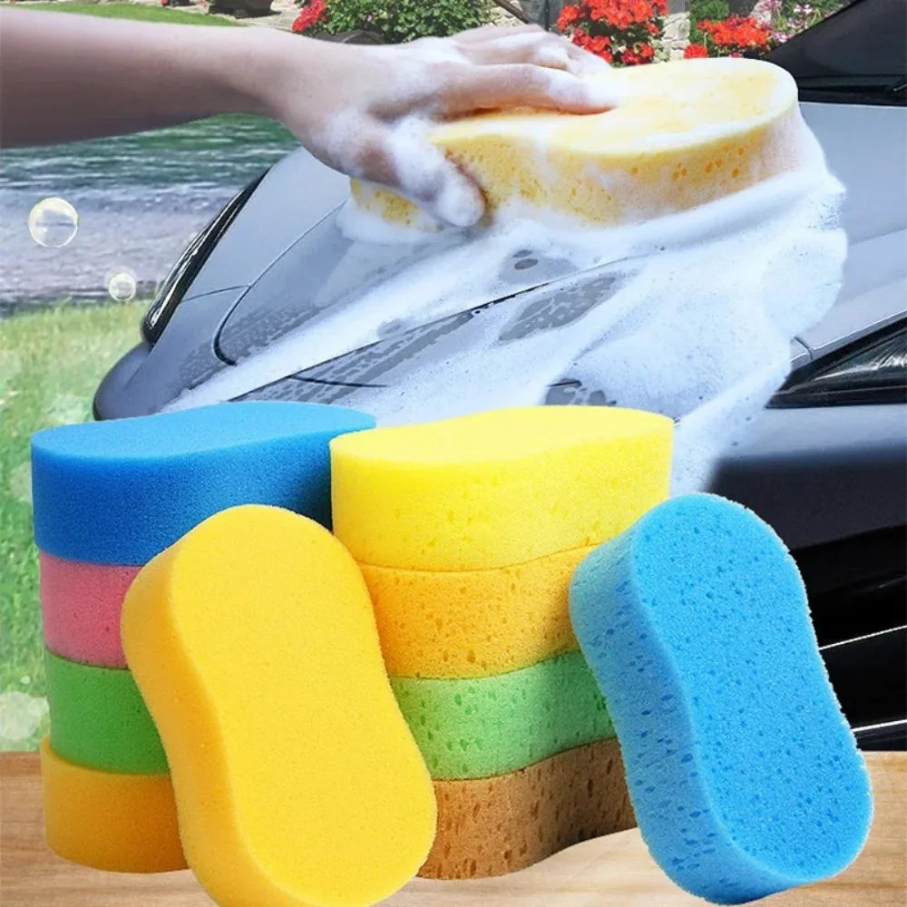 Large Honeycomb Car Wash Sponge — High-Density Foam for Scratch-Free Auto Detailing