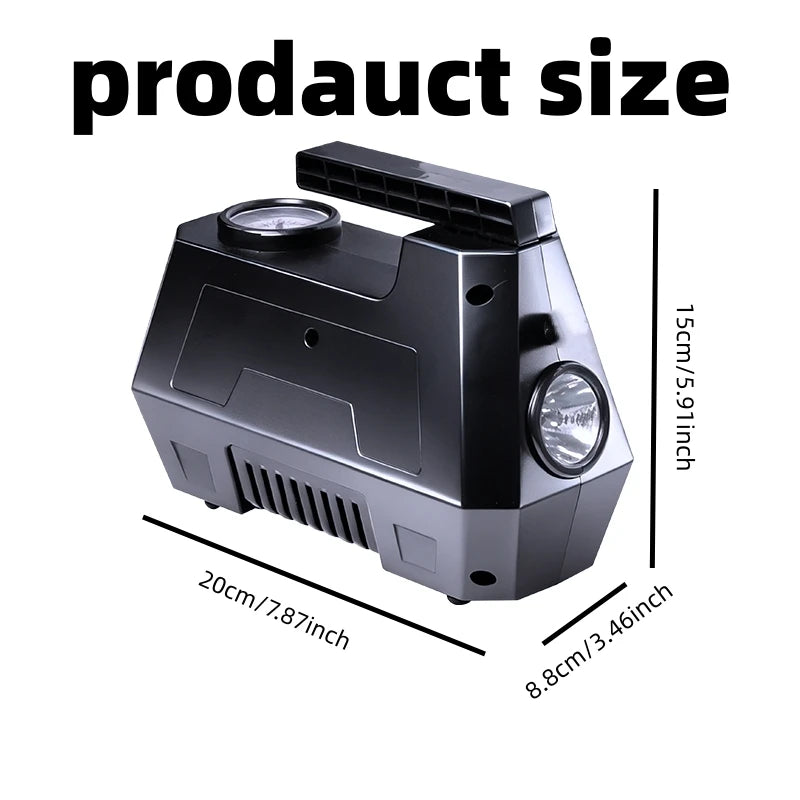 Car air pump Car Inflator Pump 12V Portable Car Tire High Power High Pressure Inflator Electric Tire Inflator Pump