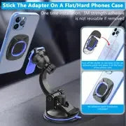 Universal Phone Holder 360° Rotatable — Car Dashboard, Windshield, Bike & Motorcycle Handlebar Mount