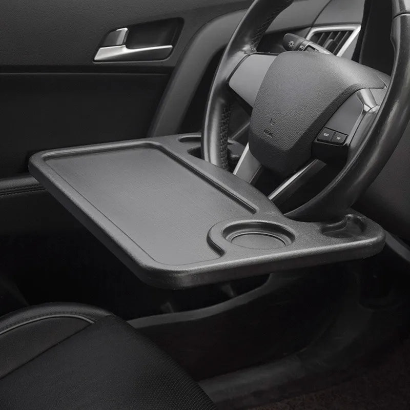 Multifunctional Car Steering Wheel Portable Tray Seat Organizer for Office Dining Reading Universal Car Bracket Tray Board