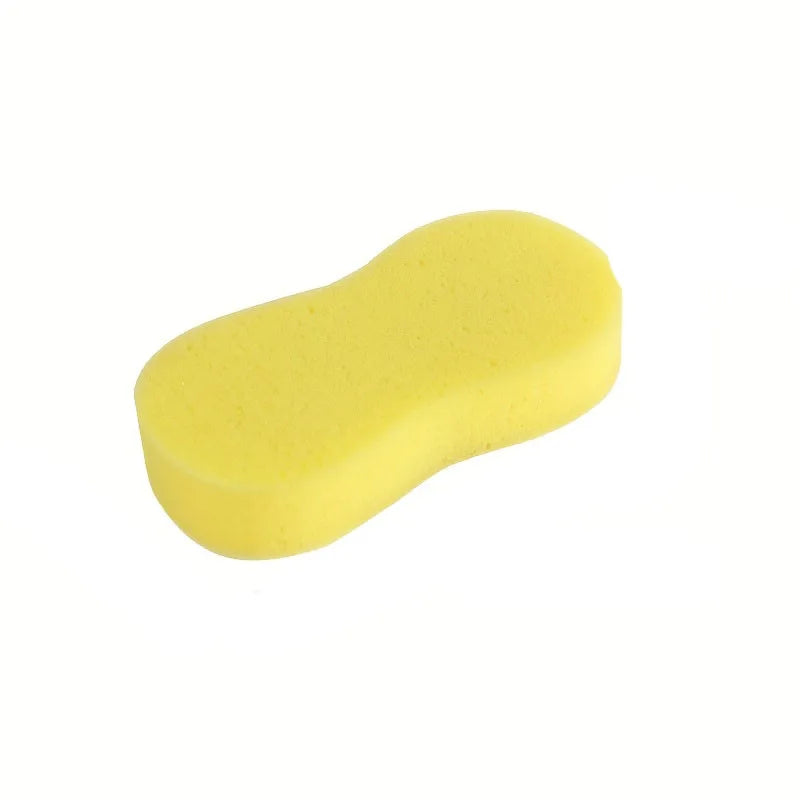 High-Density Figure-8 Car Washing Sponge — Professional Cleaning & Waxing Block