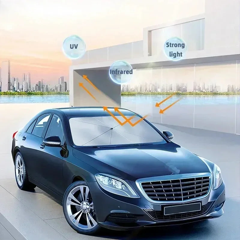 Car Sunshade — Front Windshield & Side Window Protection | 3 Options