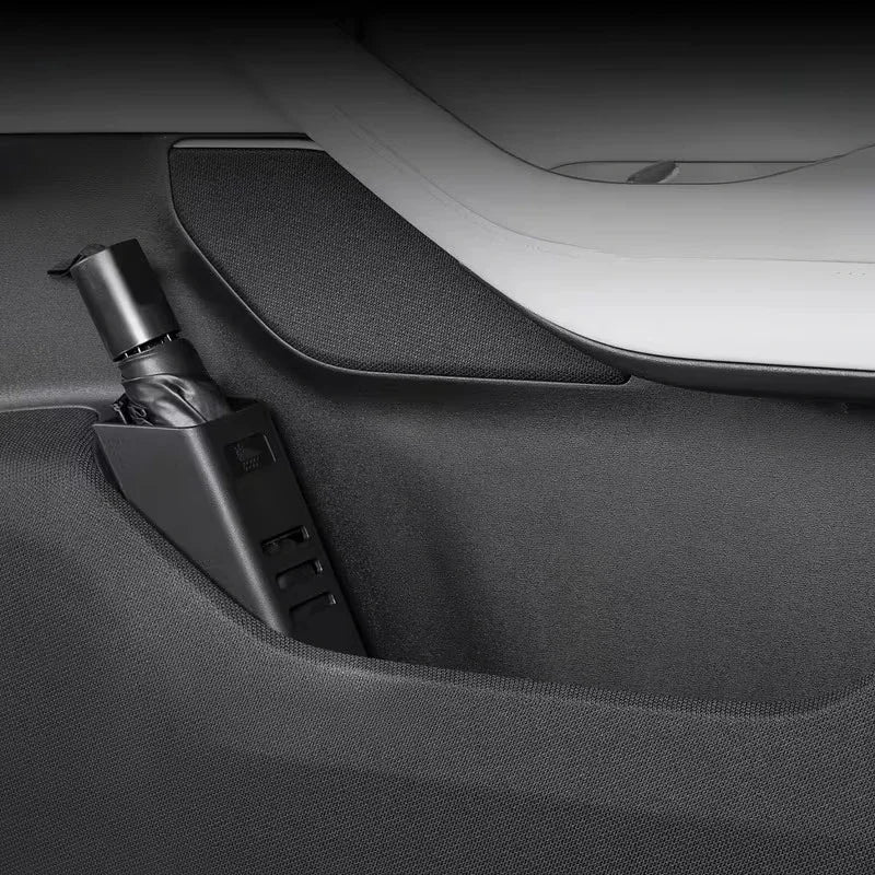 Universal Car Umbrella Holder & Storage Box — Waterproof Trunk Organizer for SUV, Sedan & Hatchback