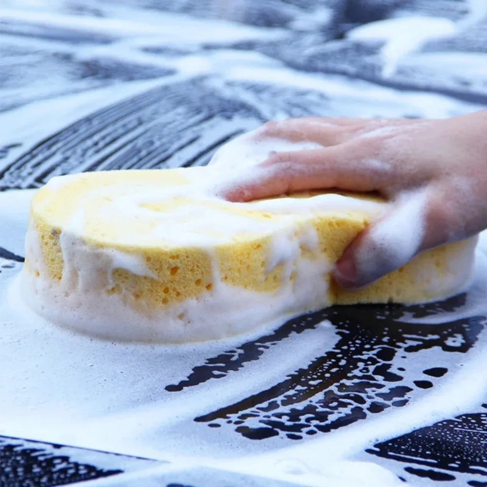 Large Honeycomb Car Wash Sponge — High-Density Foam for Scratch-Free Auto Detailing
