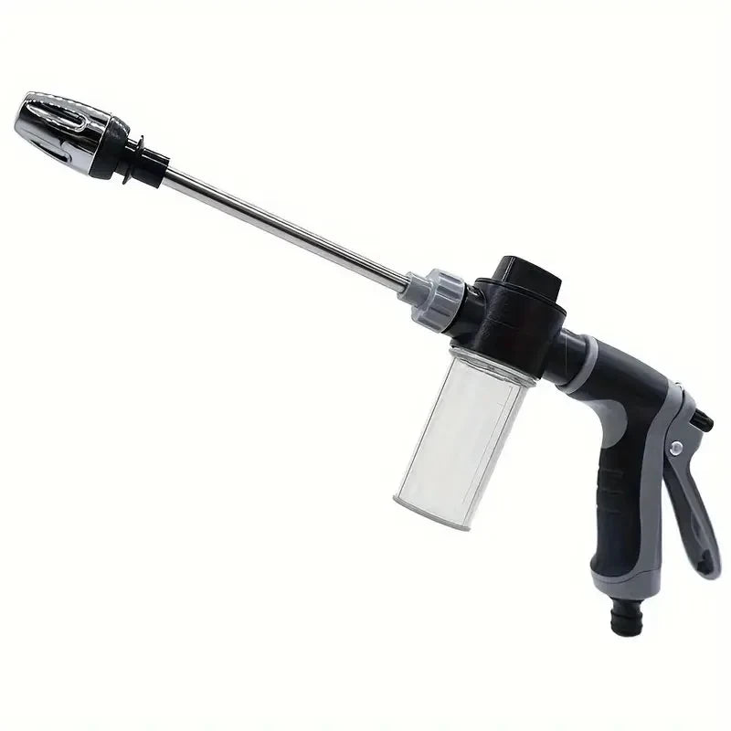 High-Pressure Car Wash & Garden Water Gun — Multifunctional Hose Nozzle | 3/4" Connection | Black