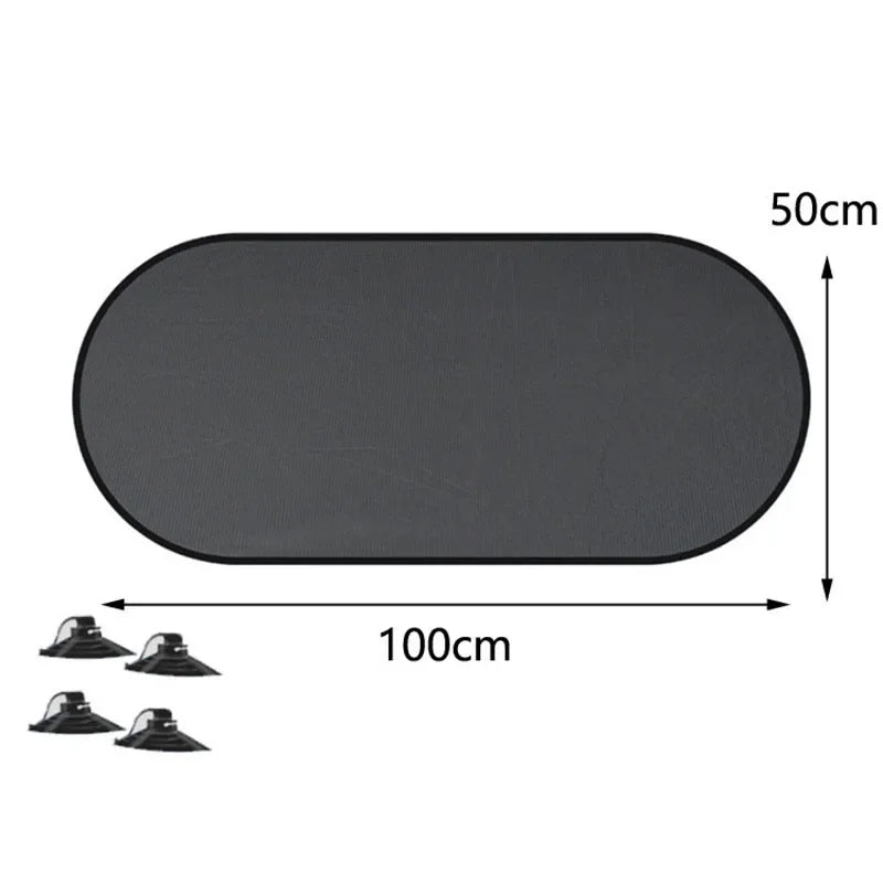 Universal Car Windshield & Window Sunshade — Foldable Mesh Visor Protector | 4 Options