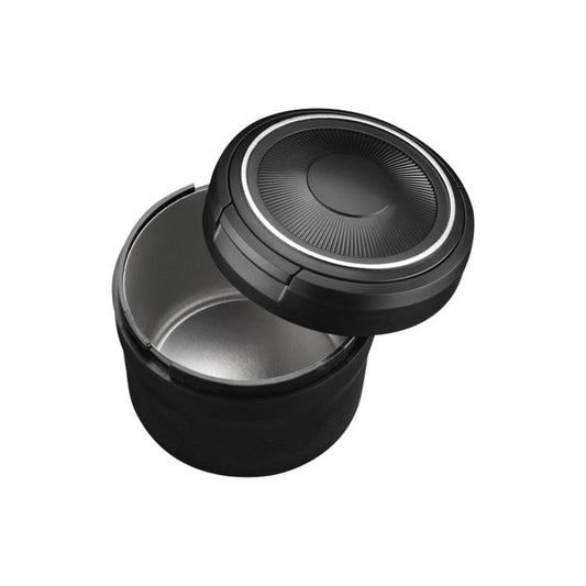 Car Ashtray with LED Light — Pop-Up Lid, Coin & Storage Holder for Car Interior