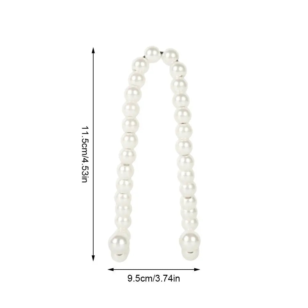 Bowknot Car Hook Elegant Alloy Pearl Car Organizer Clip Car Seat Back Hanger Durable Lovely Bow Knot Car Hook Car Styling