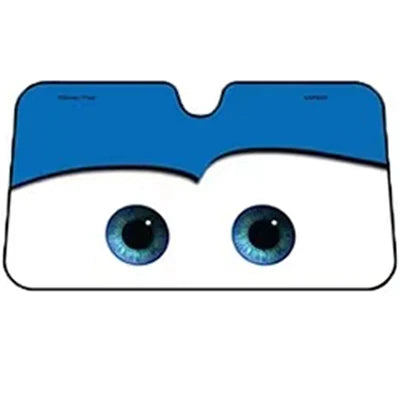 Car Windshield Sunshade with Eye Design — Aluminium Foil UV Sun Visor | 4 Colors