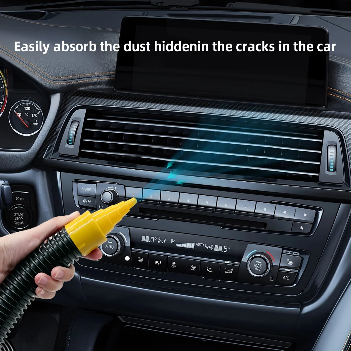 Multifunctional Vacuum Cleaner Dry/Wet DC 12V 60W High Power Car Portable Car Vacuum Cleaner Universal Cleaning Appliance