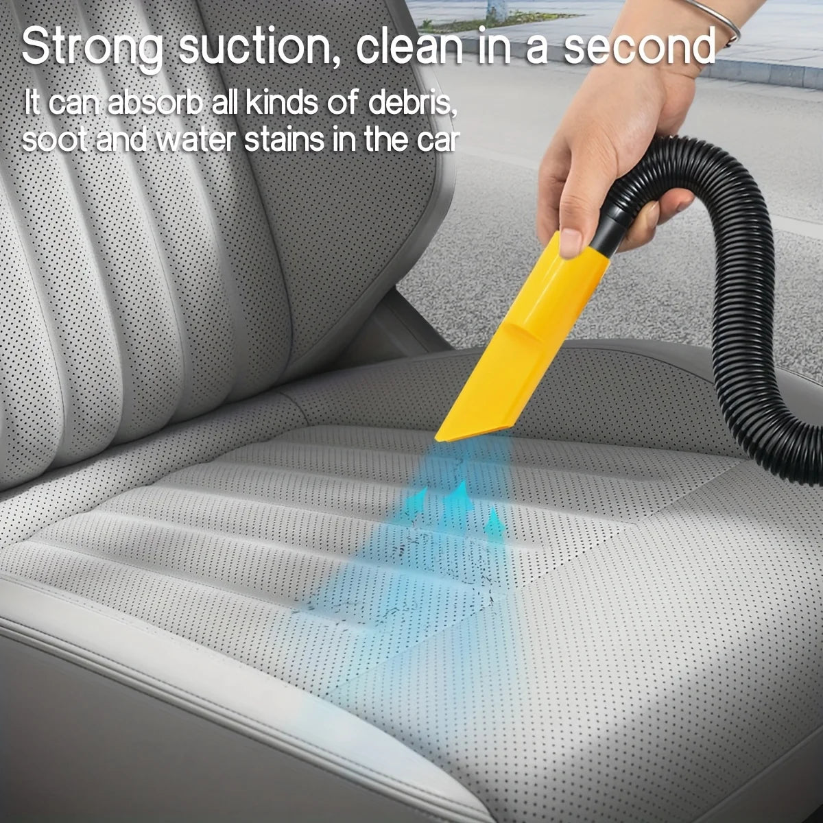 Multifunctional Vacuum Cleaner Dry/Wet DC 12V 60W High Power Car Portable Car Vacuum Cleaner Universal Cleaning Appliance