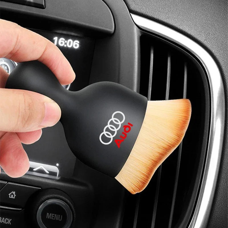 Audi Interior Cleaning Brush — Soft Nylon Air Vent & Dashboard Detailing Tool