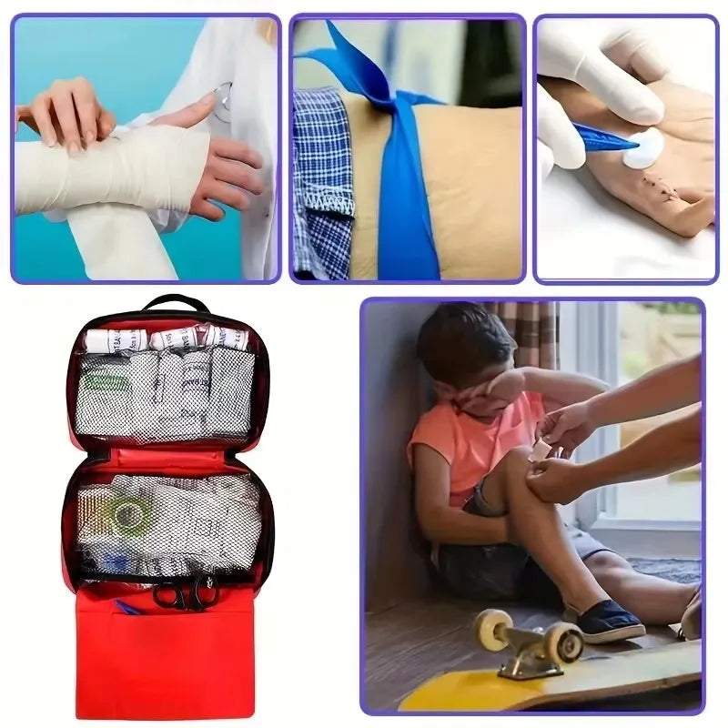 Medical Bag Portable For Emergency Medical Supplies For Outdoor Hiking Camping And More Rescue
