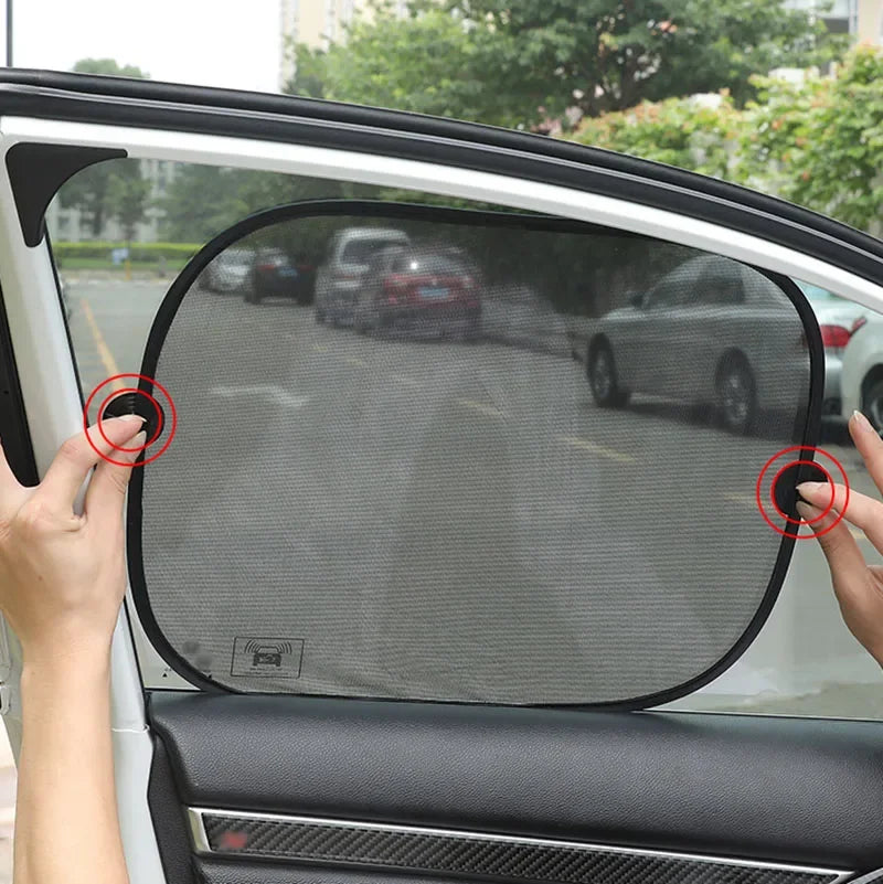 Universal Car Windshield & Window Sunshade — Foldable Mesh Visor Protector | 4 Options