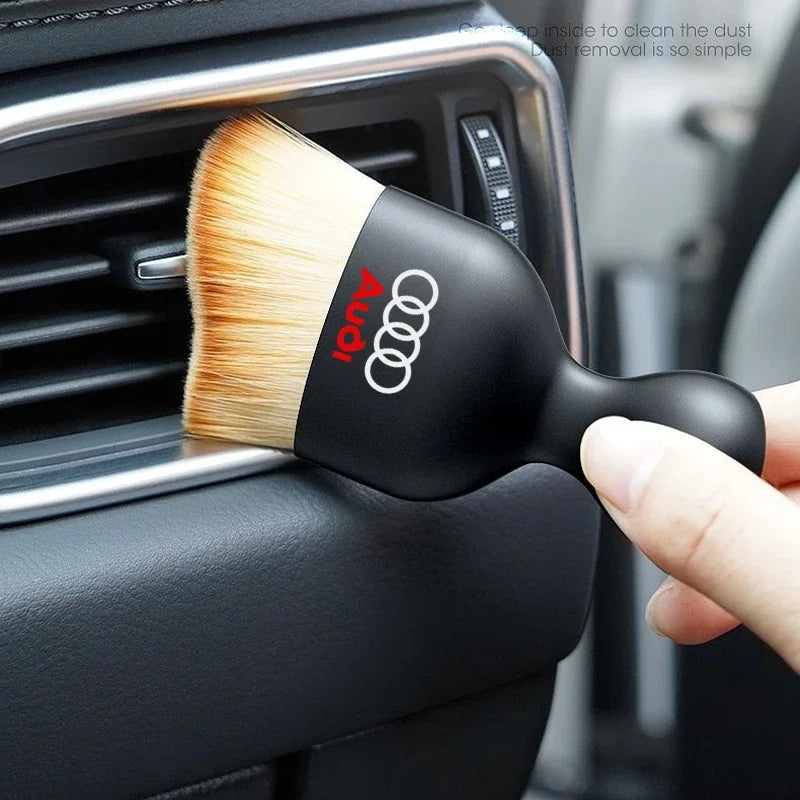 Audi Interior Cleaning Brush — Soft Nylon Air Vent & Dashboard Detailing Tool