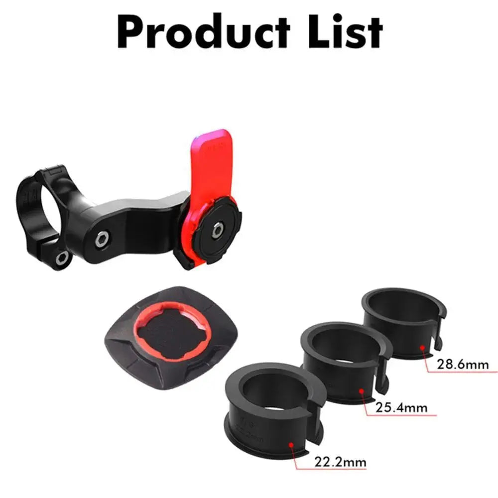 Universal Phone Holder 360° Rotatable — Car Dashboard, Windshield, Bike & Motorcycle Handlebar Mount