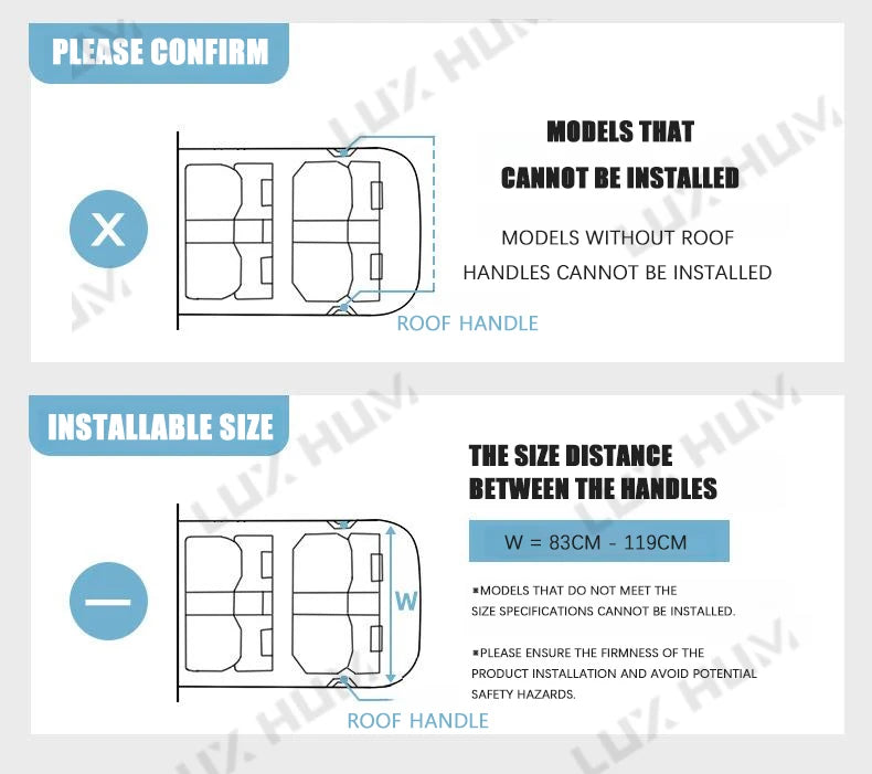 Portable Car Clothes Hanger Rope 10KG Large-Bearing Car Clothesline 83cm-119cm Adjustable Clothes Storage Hanger for Traveling
