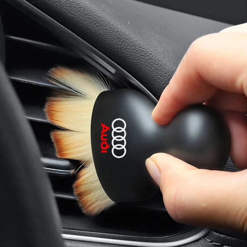Audi Interior Cleaning Brush — Soft Nylon Air Vent & Dashboard Detailing Tool