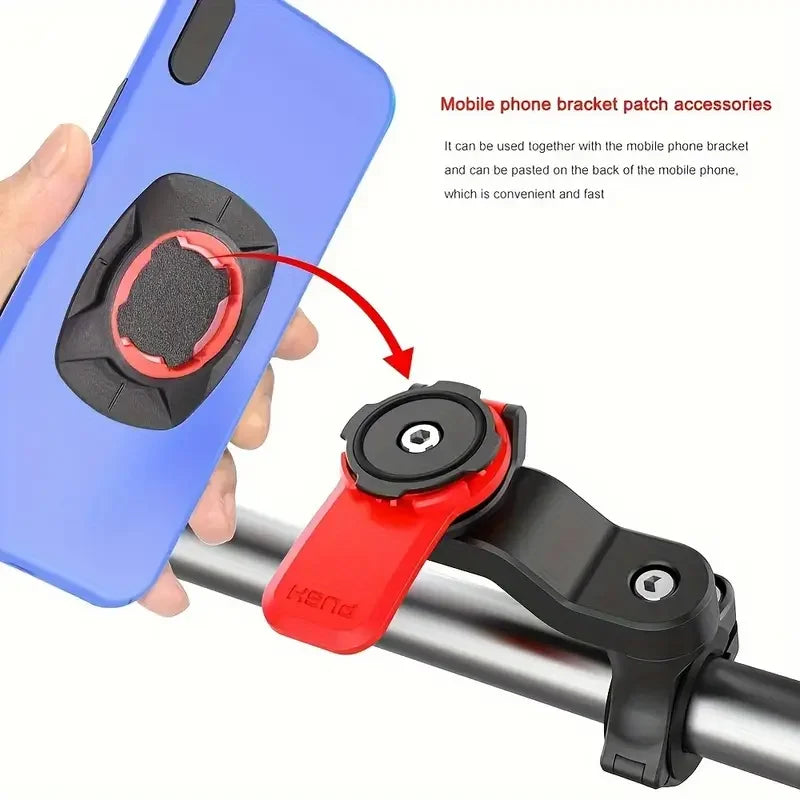 Universal Phone Holder 360° Rotatable — Car Dashboard, Windshield, Bike & Motorcycle Handlebar Mount