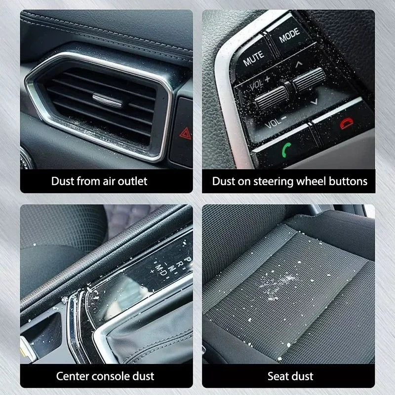 Audi Interior Cleaning Brush — Soft Nylon Air Vent & Dashboard Detailing Tool