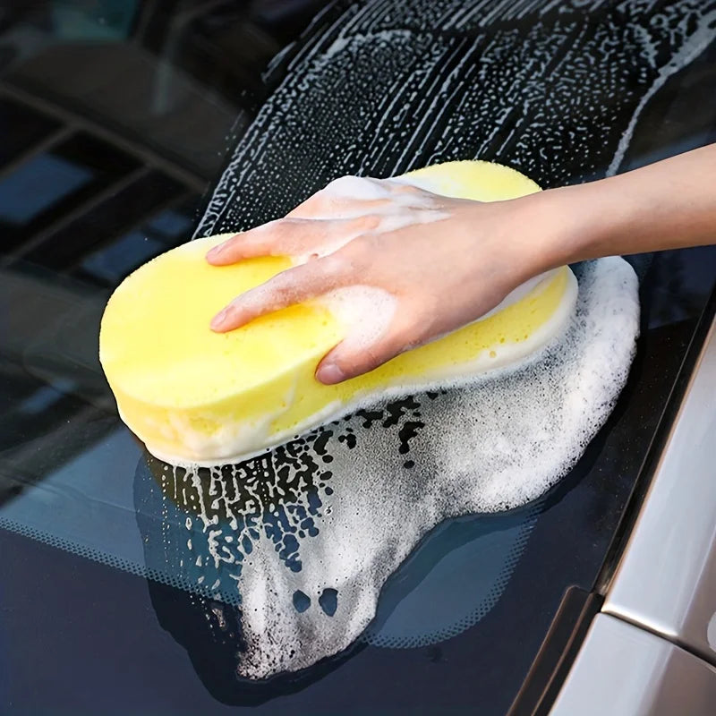 High-Density Figure-8 Car Washing Sponge — Professional Cleaning & Waxing Block