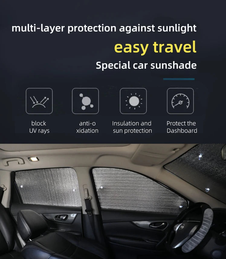 Full Coverage Sunshades for Haval Jolion (2020-2024) — Anti-UV Window & Windshield Protection
