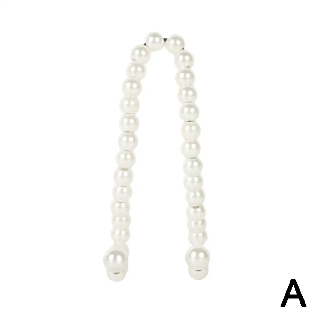 Bowknot Car Hook Elegant Alloy Pearl Car Organizer Clip Car Seat Back Hanger Durable Lovely Bow Knot Car Hook Car Styling