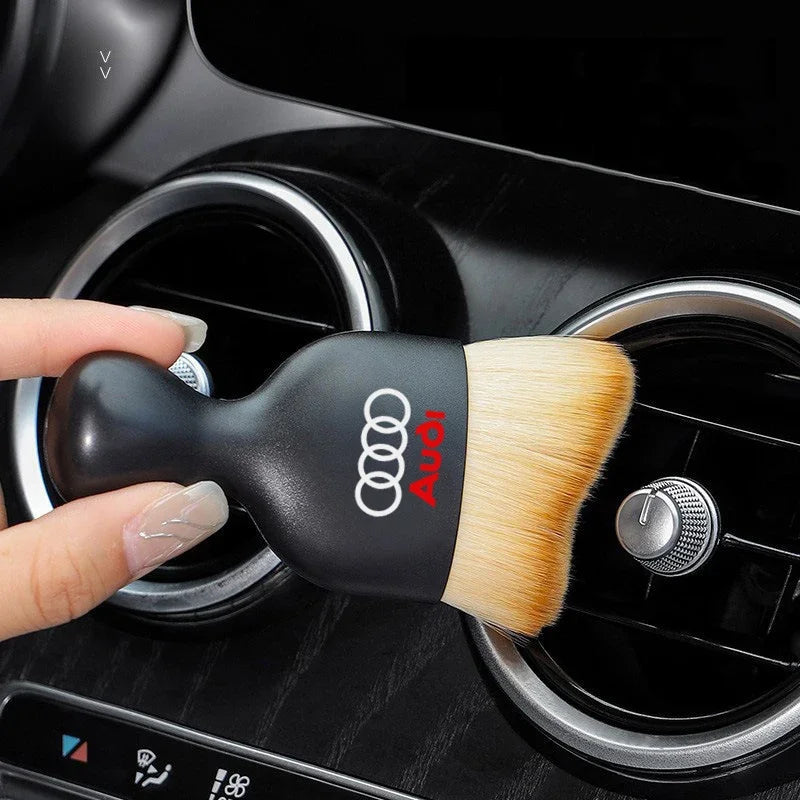 Audi Interior Cleaning Brush — Soft Nylon Air Vent & Dashboard Detailing Tool